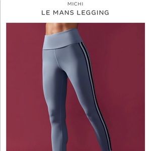 Michi “LE Mans” storm blue leggings